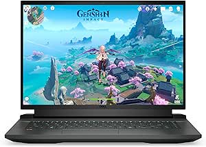 Dell G16 Gaming Laptop, 16'' QHD 165Hz Display, Intel Core i7-12700H, NVIDIA GeForce RTX 3060 6GB GDDR6, 16GB DDR5 RAM, 1TB PCIe SSD, 1 Zone Backlit Keyboard, Win 11 Pro, Black