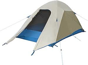 Kelty Tanglewood 2 or 3 Person Backpacking and Car Camping Tent – Sturdy Frame, Quick Corners for Easy Setup, Double Stake Vestibule, Clip-on Rainfly