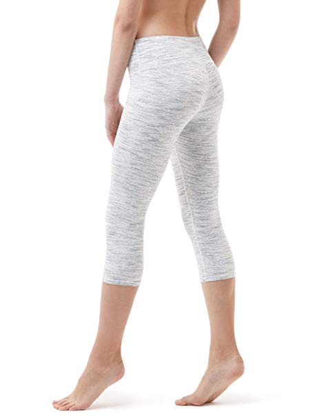 Tesla Yoga 17" Capri Mid-Waist Pants w Hidden Pocket FYC21/FYP21