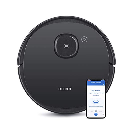 ECOVACS DEEBOT OZMO 950 2-in-1 Vacuuming & Mopping Robot with Smart Navi 3.0 Systematic Custom Cleaning, Up to 3 Hours of Runtime, Multi-Floor Mapping, 3 Levels of Suction Power, Hard Floors & Carpets