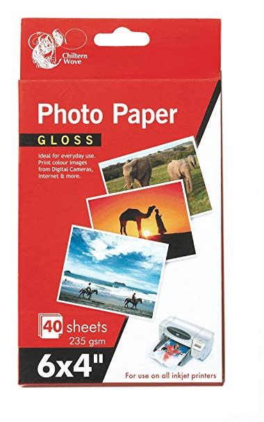 6 x 4" Photo Paper GLOSS, 30 Sheets, 235gsm.