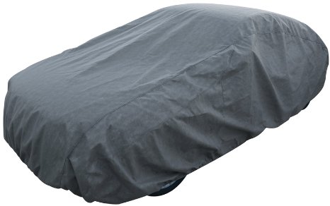 Leader Accessories Basic Guard 3 Layer Universal Fit Water Resistant Car Cover (Cars up to 19'0"(228"))