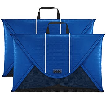 Dot&Dot - 15 Inches Packing Folder - Travel Garment Bag and Luggage Accessory - Mesh Screen Makes It Easier To Locate Your Belongings and Get Through Airport Inspection