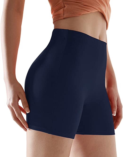 ODODOS Essential Women's High Waist Light Shorts Ultra Soft & Camel Toe Free 4" 9" Shorts