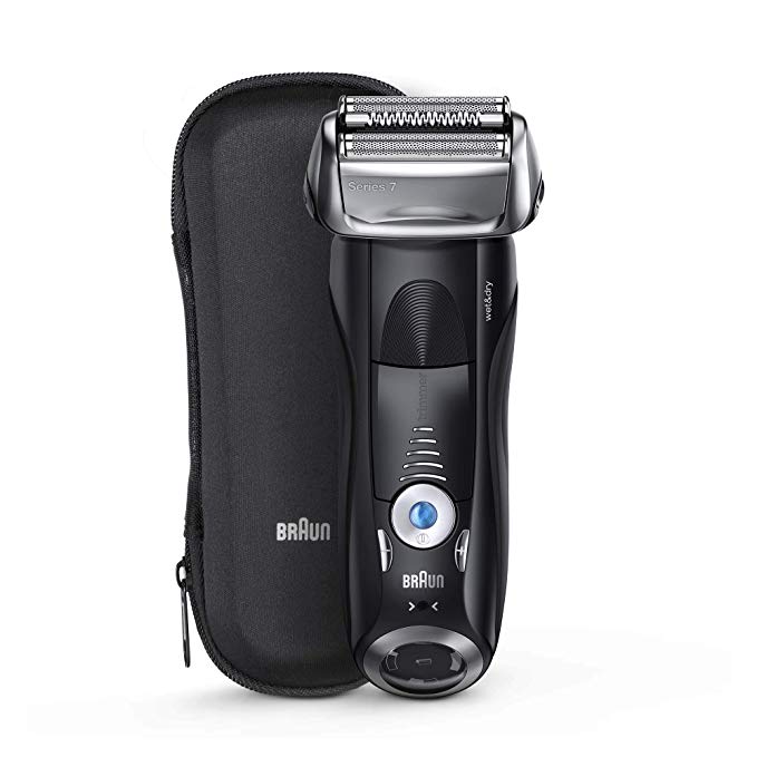 Braun Series 7 Electric Shaver for Men with Travel Case, 7842s, Black