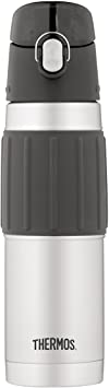 THERMOS Vacuum Insulated 18 Ounce Stainless Steel Hydration Bottle, Stainless Steel