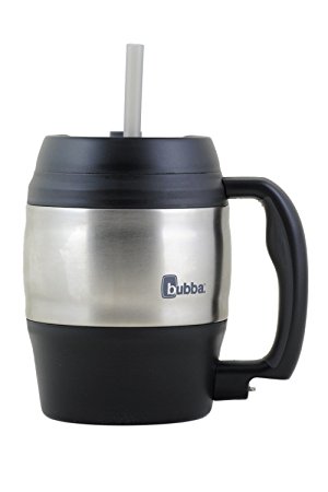 bubba 52 oz mug classic black with gray bubba big straw