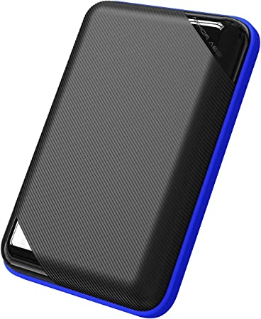 Silicon Power Armor A62 Game Drive 5TB USB 3.0 External Portable Hard Drive, Military-Grade Shockproof Water-Resistant HDD - Blue