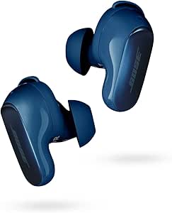 Bose QuietComfort Ultra Wireless Earbuds, Noise Cancelling Earbuds, Bluetooth Earbuds with Spatial Audio and World-Class Noise Cancellation, Lunar Blue - Limited Edition Color