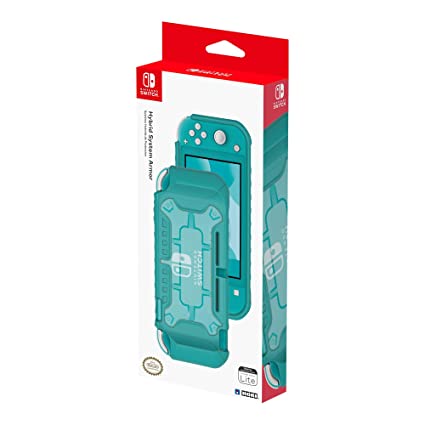 Nintendo Switch Lite Hybrid System Armor (Turquoise) by HORI - Officially Licensed by Nintendo