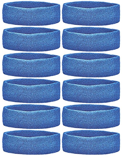 Unique Sports Team Headbands (Pack of 12)
