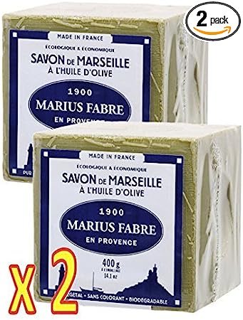 Marius Fabre Cube of Pure Marseille Soap Lot of 2