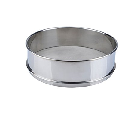Neeshow Professional Round Stainless Steel Flour Sieve with 60 Mesh (6 Inch, 18/8 Steel)
