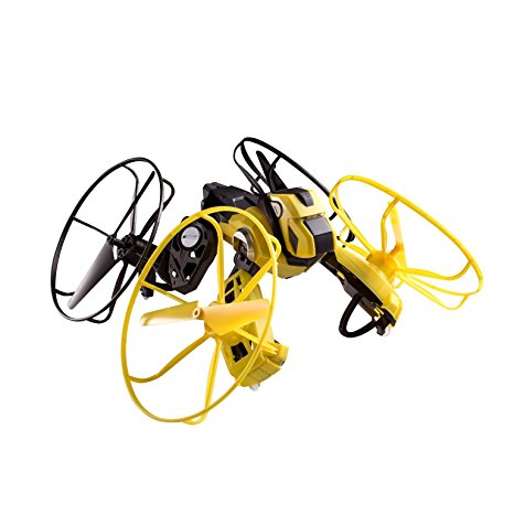Drone Force Morph-Zilla-2.4Ghz Indoor/Outdoor Drone Helicopter Toy with Land to Air Transformation
