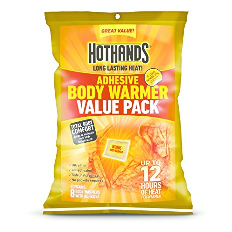 Hothands Adhesive Body Warmer - 8 pack