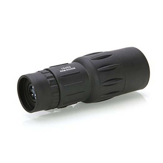 Telescope-16x52 High Magnification Green Film Coating Lens Shimmer Monocular Dual Adjustment Telescope for Hunting, Camping, Surveillance.