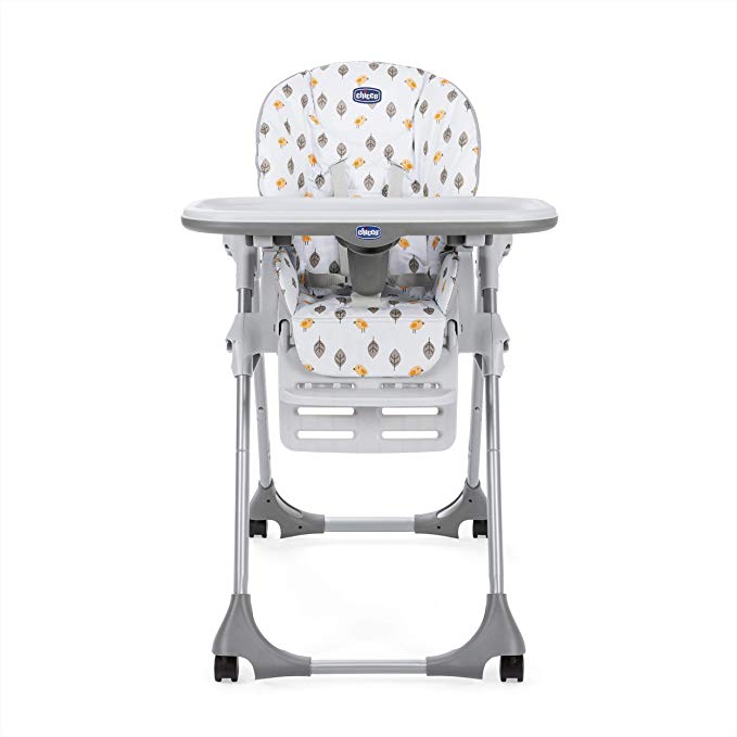 Chicco Polly Easy 4 wheels Highchair Romantic