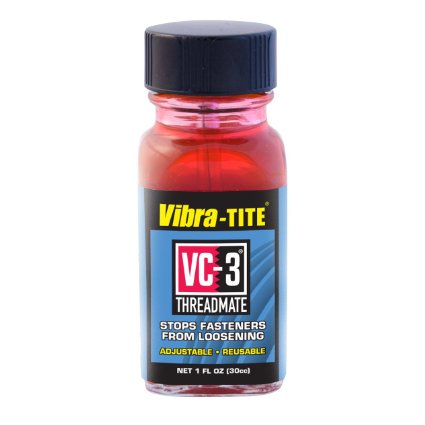Vibra-TITE VC-3 Threadmate, 30 ml Bottle with Brush Cap Applicator