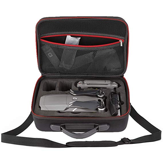 Soyan Carrying Case for DJI Mavic 2 Pro/Mavic 2 Zoom, Fits The Drone, Batteries, Controller, Charger, Propellers and Accessories (Black)