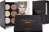 Aesthetica Cosmetics Contour and Highlighting Powder Foundation Palette  Contouring Makeup Kit Easy-to-Follow Step-by-Step Instructions Included