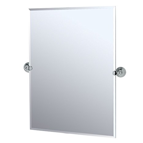 Gatco 4359s Charlotte Rectangle Wall Mirror, Chrome