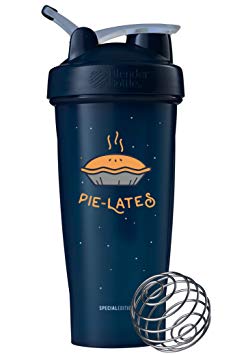 BlenderBottle Just for Fun Classic 28-Ounce Shaker Bottle, Pie Lates, One Size