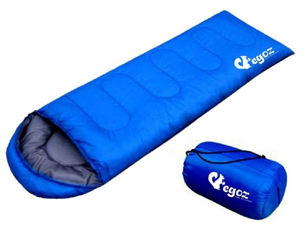 Peanut By EGOZ Easy to carry Blue Warm Adult Sleeping Bag Outdoor Sports Camping Hiking With Carry Bag Lightweight