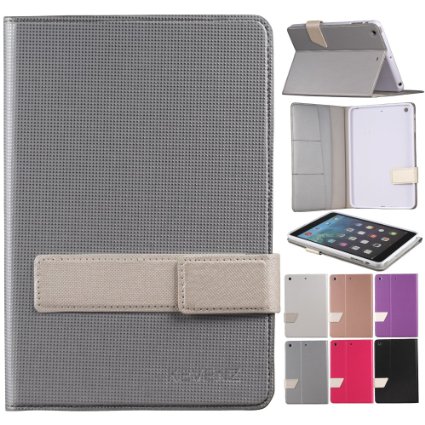 Kevenz® Ipad Mini Cases Covers for Ipad Mini1/mini2 Case Cover - Gray - K104