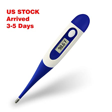 Adults Digital Thermometer - Oral Digital Thermometer Portable Fast Readings Temperature Meter with Accurate Measurement for Baby and Kids - US Store