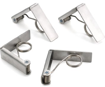 RSVP Endurance Stainless Steel Table Cloth Clip, Set of 4