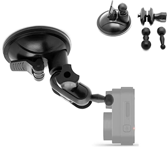 ChargerCity Dash Cam Suction Cup Mount for Garmin Dash Cam 20 25 30 45 46 47 55 56 57 65 66 67W Mini 2 and Speak Tandem