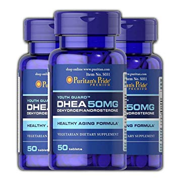 Puritan's Pride Dhea 50mg Pack of 3