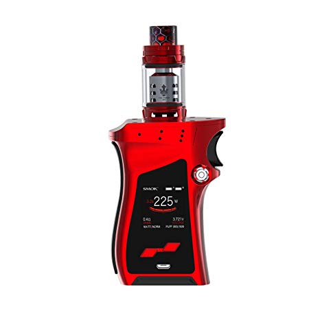 Smok Mag Kit - 225W Mod with 2ml TFV12 Prince Tank - 100% Authentic from Premier Vaping (Red/Black)