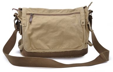 Gootium 30622 Classic Canvas Shoulder Bag - Fits Laptops Up To 15.6