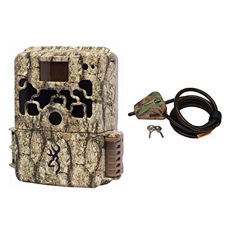 Browning DARK OPS HD Sub Micro Trail Camera (10MP) | BTC6HD with Master Lock Python Cable (Camo)