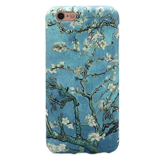 GOLINK iPhone 6 Case for Girls IMD Printing Blossoming Almond Tree Van Gogh TPU Case for iPhone 6 (4.7 inch) - Blossoming Almond Tree