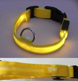 LED Flashing Lights Dog Collar Nylon- WalGap TM