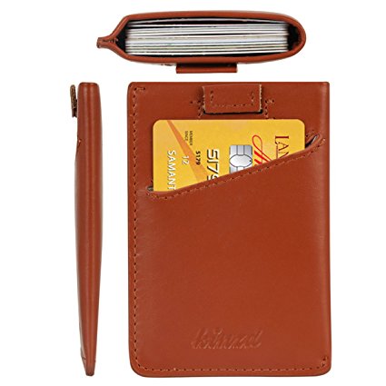 Minimalist Wallet, RFID Blocking Sleeves Credit Card Holder, Front Pocket Wallet