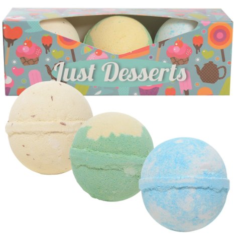 Fizz Bath Bombs Fun Bath Bomb Gift Set That Includes 3 Extra Large 6oz180g Bombs Makes A Great Birthday Present For Kids