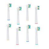 Generic Oral B - Braun Compatible Toothbrush Replacement Heads - 8 Heads