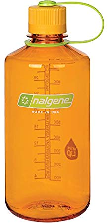 Nalgene Translucent Narrow Mouth Bottle with Gray Lid