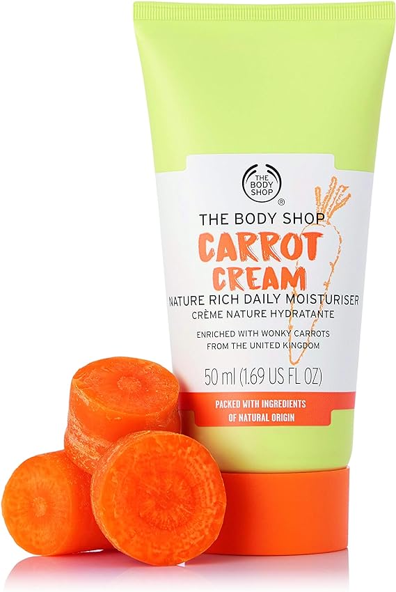 The Body Shop,50 ml (Pack of 1) 50Ml Moisturer Carrot Cream