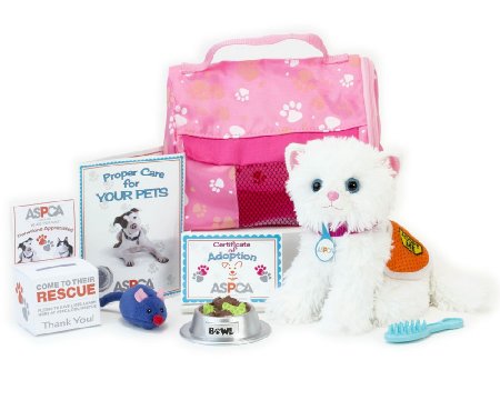 ASPCA® Adopt-A-Pet Kitten Set. Doll Pets, Complete 11 Piece ASPCA® Kitten Set Perfect for your 18 Inch American Girl Doll & More! Includes 11 Piece 18 Inch Doll Accessory Play Set with Cat Carrier in ASPCA® Box