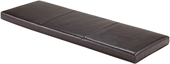 Winsome Wood 92303 Boris Cushion Bench Seat PU Leather