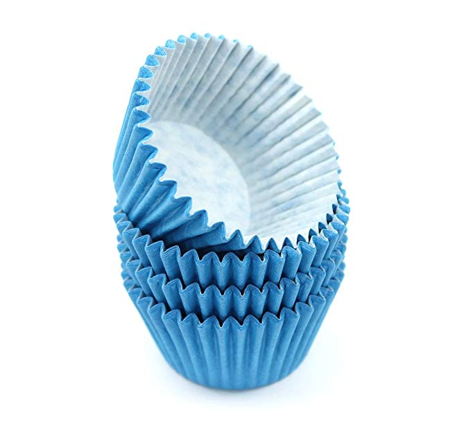 48 Blue High Quality Cupcake Muffin Cases