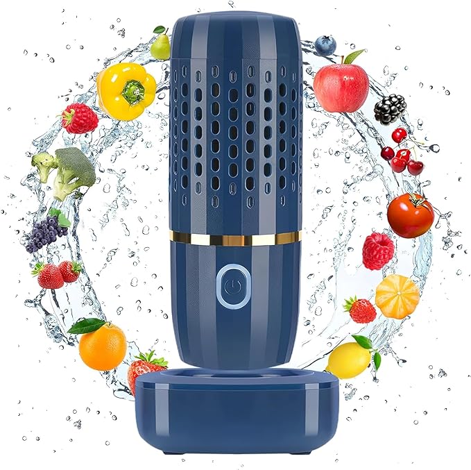 Fruit and Vegetable Washing,Vegetable Cleaner Device - Portable Fruit Purifier Device,OH-ion Purification,Deep Cleaning to Extend The Shelf Life of Food,for Cleaning Fruit,Vegetable,Seafood,Tableware