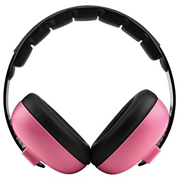 XUZOU Sound Ear Muffs,Kids Earmuffs Hearing Protection,Infant Headphones,Junior Baby Ear Defenders,Headphones Noise Reduce,Baby Headphones Noise Reduction,for Children,Women(Pink)