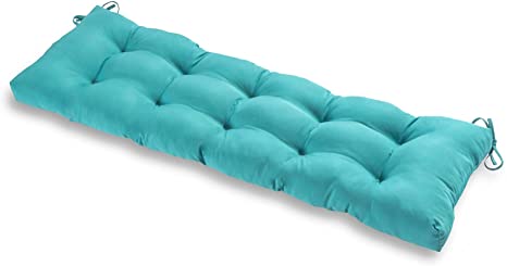 Greendale Home Fashions AZ5812-TEAL Arctic 51-inch Outdoor Bench Cushion