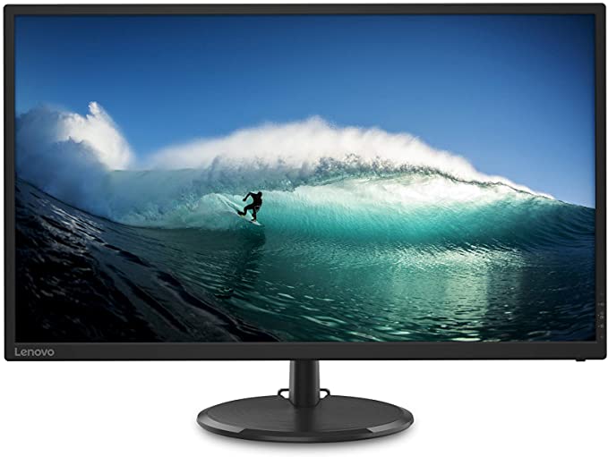 Lenovo C32qc-20 31.5-Inch QHD Monitor, IPS, FreeSync, 2560 x 1440p, 75Hz, 1.07 Billion Color Support, Anti-Glare, Tilt, VESA, 66A5GCC1US, Black