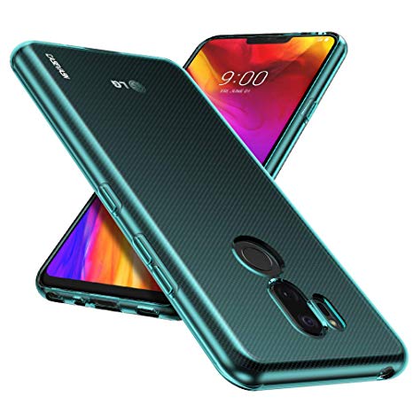 LG G7 Case, LG G7 ThinQ Case, CASEVASN [Shockproof] Anti-Scratches Flexible TPU Gel Slim Fit Soft Skin Silicone Protective Case Cover for LG G7 / LG G7 ThinQ (Mint)